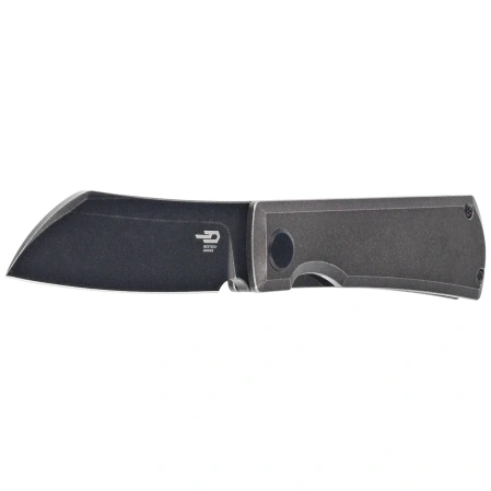 Bestech Bruv Knife Black Bronze Titanium, Black Stonewashed M390 by Galovic Design (BT2401B)