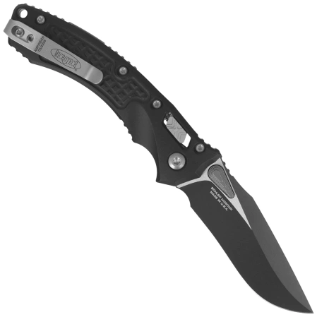 Nóż składany Microtech Amphibian Mini Ram-Lok S/E Frag Black Aluminium, Black M390MK by Tony Marfione (137MRL-1FR)