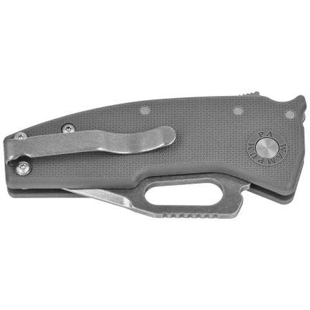 Nóż składany Demko Nano-Shark CP Grey GRN, Stonewashed AUS10A by Andrew Demko (NANO-10A-Grey GRN-CP)