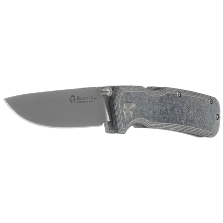 Maserin 630 Pulse Knife Denim Jeans Micarta, Stonewashed MagnaCut by Igor Bortolussi (630/MCJ)