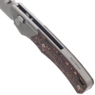 Nóż składany Remette WD107-TB Gray Titanium/Carbon Fiber, Hand Grinding Satin M390 (WD107-TB)