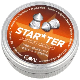 Śrut Coal Starter Pointed Diablo 4.5 mm, 500 szt. 0.52 g / 8.02 gr (500SP45)