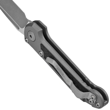 Microtech LUDT Gen III T/E Automatic Knife Natural Clear Aluminum, Apocalyptic M390MK by Tony Marfione (1136-10APNC)