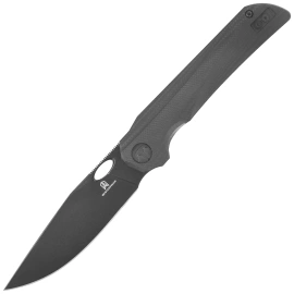 Nóż składany Bestechman Smuga Black G10, Black PVD AEB-L by Kombou (BMK22E)