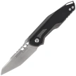 Nóż składany Kizer Zero Gray Titanium / Black Aluminium, Hand Brushed S45VN by Maciej Torbe (Ki3664A2)