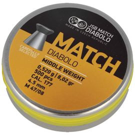 JSB Match Middle Weight Pellets 4.52 mm, 500 pcs (000020-500)