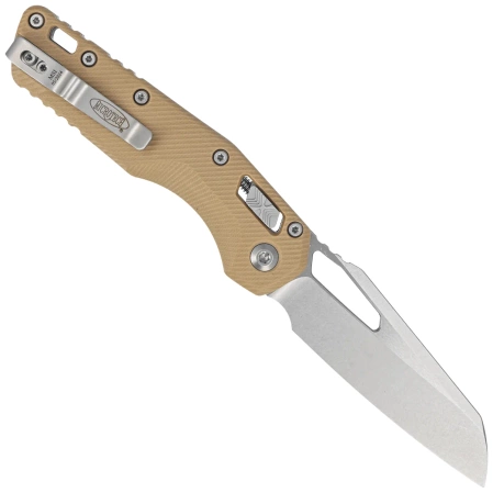 Microtech MSI S/E Knife Tan Fluted G10, Stonewashed M390MK by Tony Marfione (210-10FLGTTA)
