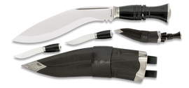 Zestaw noży Martinez Albainox Gurka 3 szt. Black ABS, Satin 3Cr13Mov (31478)