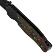 Nóż składany KB Kubey Velvet Snake Black DLC Titanium / Watermelon Sugar Camo Carbon, Black DLC M390 by Bastard Knives (KB266C)