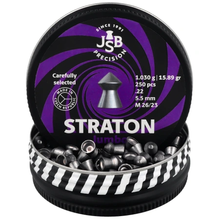JSB Straton Jumbo 5.50 mm pellets, 250 pcs (546238-250)