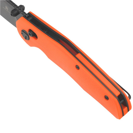 Nóż składany Bestechman Ronan Orange G10, Black PVD Stonewashed 14CN28N (BMK02H)