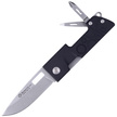 Maserin D-Dut 214/N Multi-Tool Folding Knife Black Aluminum, Stonewashed 440C by Bonus