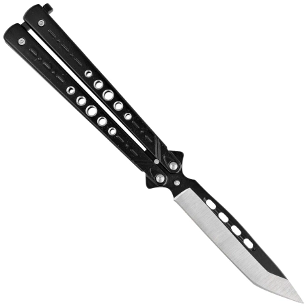 Nóż motylkowy Third Decor Habitat Balisong Black Stainless Steel, Two-Tone 420 (K2098)