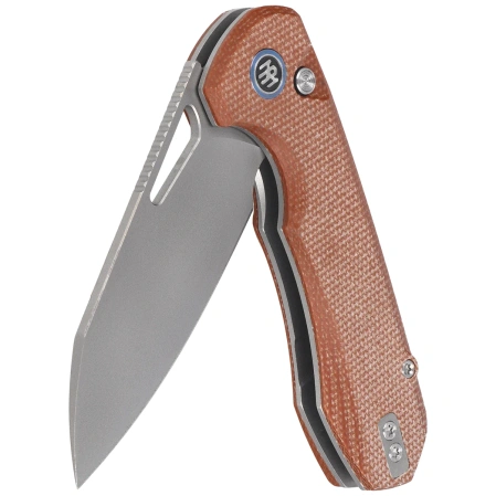 Nóż składany Remette Camel Micarta CNC, Sandblasting 14C28N (RTCMLF)