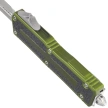 Microtech Scarab II Gen III D/E-S OTF Knife OD Green Aluminum, Apocalyptic M390MK by Tony Marfione (1180-10APOD)
