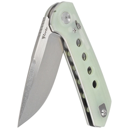 Nóż składany Reate PL-XF-7 Jade G10, Stonewashed Nitro-V