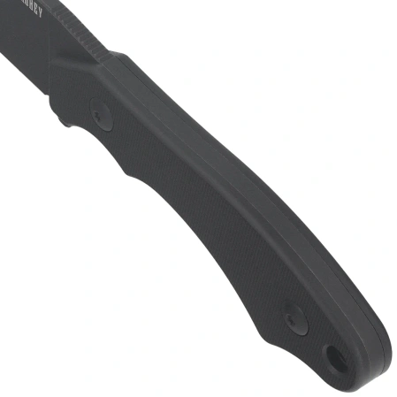 Kubey TLB I Knife Black G10, Blackwashed 14C28N by Alessandra De Santis (KU467B)