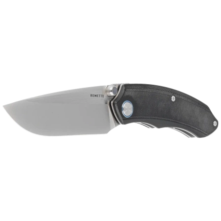 Nóż składany Remette Wild Species GC103-B Black G10, Fine Hand Grinding 14C28N