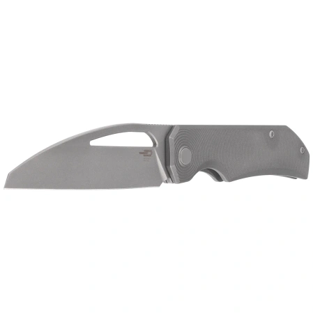 Bestech Taipan Knife Dark Gray Titanium, Dark Bead Blast Stonewashed MagnaCut by James Lowe (BT2503F)