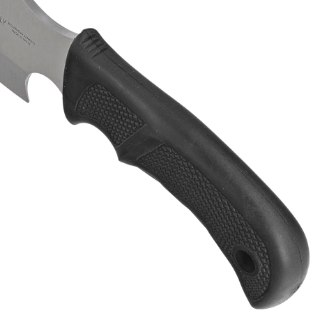 Muela Grizzly-12G Black ABS, Satin X50CrMoV15 knife