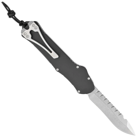 Heretic Knife Hydra R/E Black Aluminum, Stonewashed MagnaCut by Tony Marfione Jr.