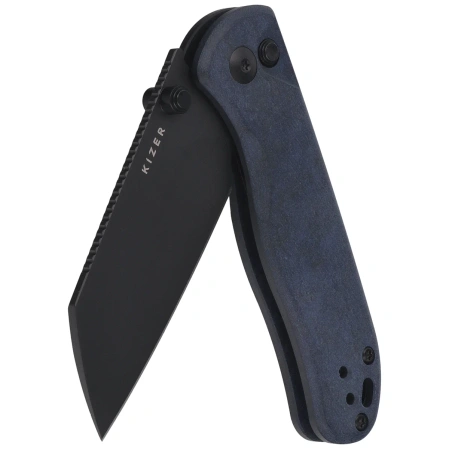 Nóż składany Kizer Drop Bear 2 Blue Canyon Richlite, Matte DLC Basic Nitro-V by Azo (V3619.2CS1)