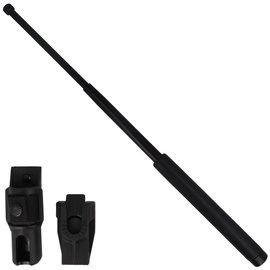 ESP hardened expandable baton 21'' with leather-imitation grip (EXB-21HL BK BH-54-L)