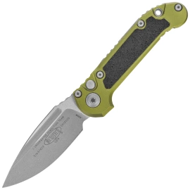 Microtech LUDT Gen III S/E Automatic Knife OD Green Aluminum, Apocalyptic M390MK by Tony Marfione (1135-10APOD)