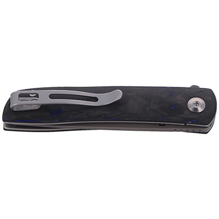 CIVIVI Knife Bo Blue / Black Carbon Fiber, Gray Stonewashed Nitro-V by Brad Zinker (C20009B-A)