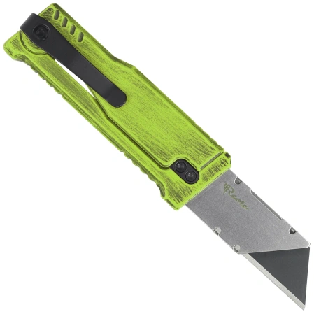 Nóż grawitacyjny Reate EXO-U V2 Green Plain Aluminium, Stainless Steel