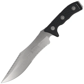 Microtech Arbiter S/E Knife Black G10, Stonewashed F/S M390 by Adam Marfione (104-12)