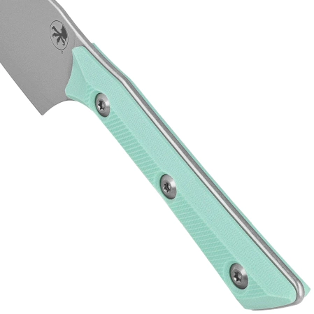 Nóż kuchenny Microtech Santoku 4.2'' Caribbean Blue G10, Stonewashed M390MK (3300-10CA)