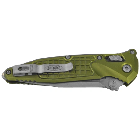 Nóż składany Microtech Socom Ram-Lok S/P-M OD Green Frag Aluminum, Apocalyptic M390MK by Tony Marfione (160RL-10APFROD)