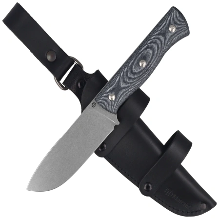 Nóż Maserin Woodsman 917/MCN Black Denim Micarta, Stonewashed Nitro X7 by Igor Bortolussi