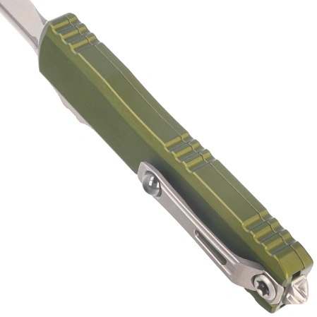 Nóż automatyczny OTF Microtech Ultratech Gen III ZBP T/E OD Green Aluminum, Stonewashed M390MK by Tony Marfione (1123-10OD)