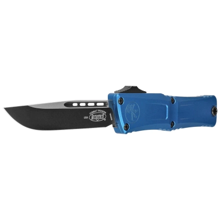 Nóż automatyczny OTF Microtech Combat Troodon Gen III S/E Blue Aluminium, Black M390MK by Tony Marfione (1143-1BL)