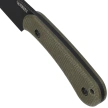 Nóż Kubey Rock Hopper Green Micarta, Blackwashed 14C28N by Scott Halpern (KU412F)