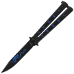 Martinez Albainox Balisong Night Fighter II Knife Black Stainless Steel, Black 3Cr13MoV (02104)