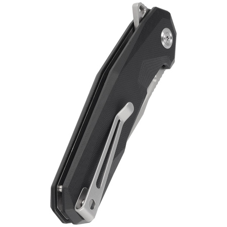 Nóż składany Kubey Carve KB237G Black G10, Bead Blasted AUS-10