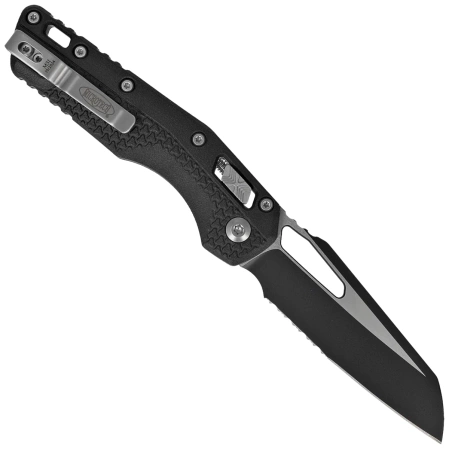 Microtech MSI S/E Knife Black Tri-Grip Polymer, Black P/S M390MK by Tony Marfione (210T-2PMBK)