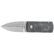 Nóż składany Maserin Daga 372/B Black-Blue Fat Carbon, Satin Elmax by Attilio Morotti