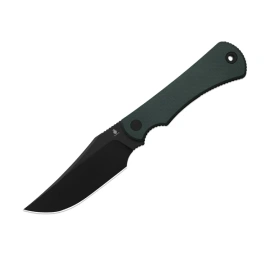 Nóż Kizer Field Guide Green Norplex UltreX Micarta, Black PVD Stonewashed AEB-L by Johan Jordaan (1117A2)
