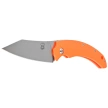Fox Slim Dragontac ''Piemontes'' Orange FRN, Satin N690 by Bastinelli Knife (FX-518 O)