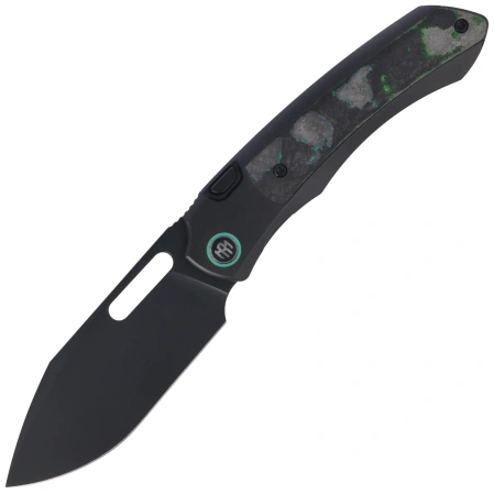 Nóż składany Remette Orca Black Titanium/Kelp Bed CamoCarbonl Carbon Fiber, Black DLC Pearlescent M390 (ORCAKDD)
