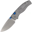 Nóż składany Kizer Glaux Black Norplex UltreX Micarta, Satin 14C28N (V3801A1)