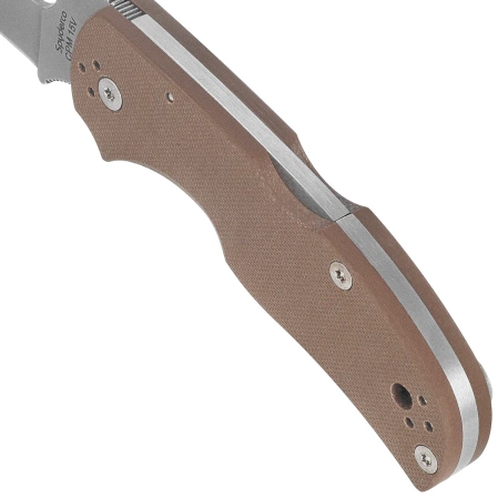 Nóż składany Spyderco Native 5 Sprint Run Brown G10, Satin CPM 15V by Sal Glesser (C41GPBN15V5)