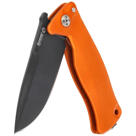 Nóż składany LionSteel SR11A Orange Aluminium, Black Sleipner by Molletta (SR11A OB)