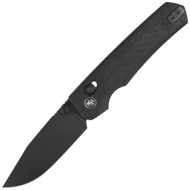 Remette RT-Aurora Knife Black G10, Titanium Plating 14C28N (Aura-G2)