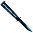 Nóż motylek Marinez Albainox Balisong, RainBlue Finish (36246)