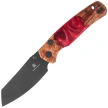 Nóż składany Bestechman Cicada's Wing-TL Red Resin / Wood, Black PVD 10Cr15CoMoV (BMK24-W-1)